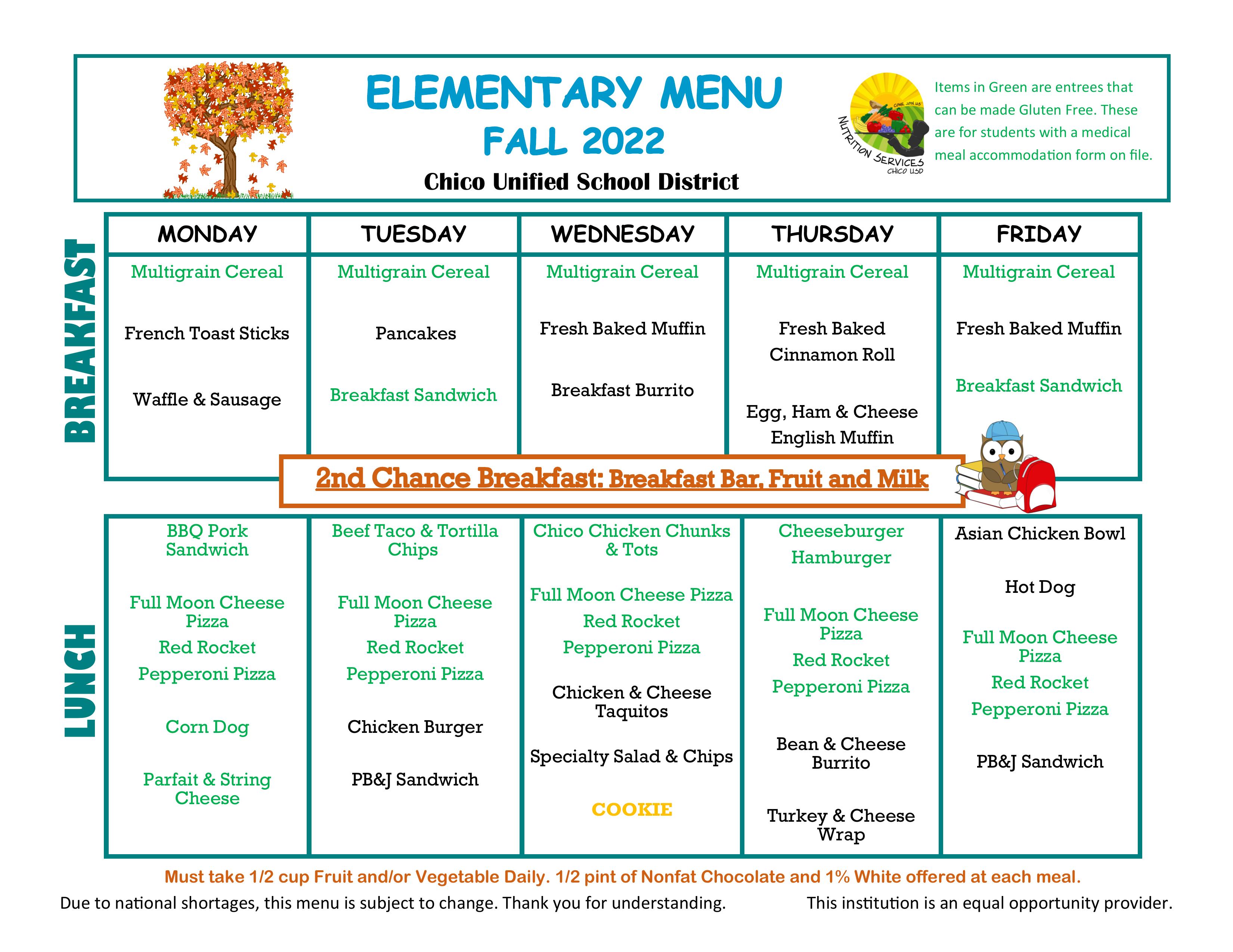Parkview Elementary School Nutrition Services